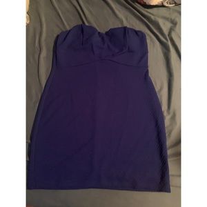 Strapless Charlotte Russe mini dress